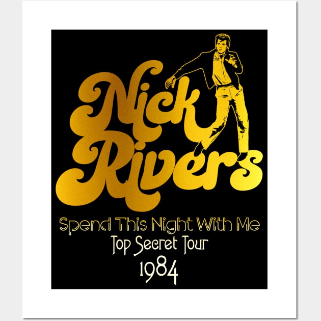 Nick Rivers 'Top Secret' Tour 1984 Wall Art by darklordpug